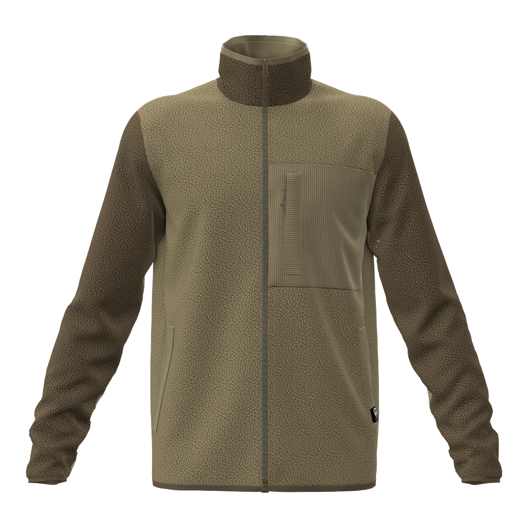 RE.TAKOTNA MOCK NECK FZ MAN FLEECE