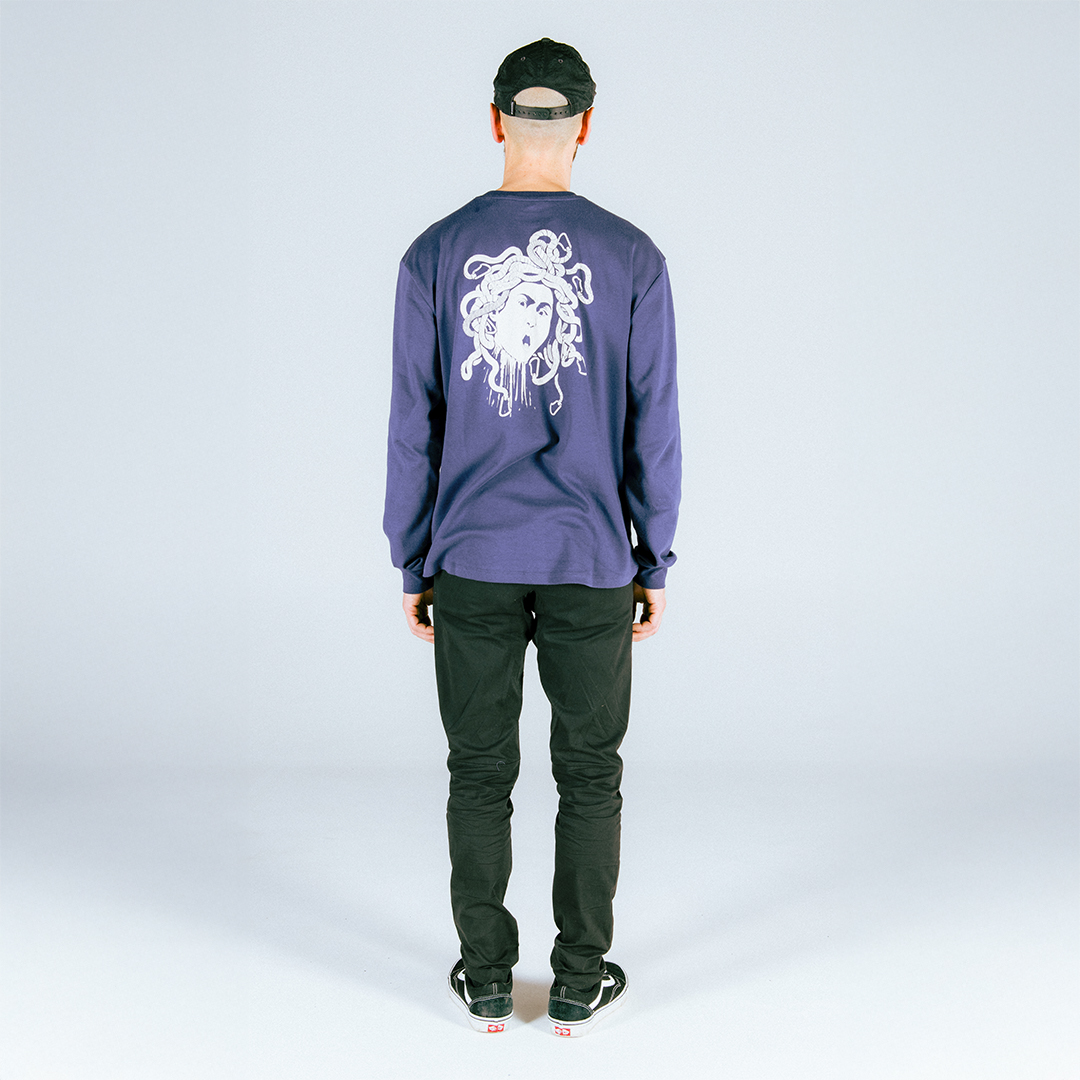 Spaghetti Boulder Medusa t-shirt manica lunga uomo