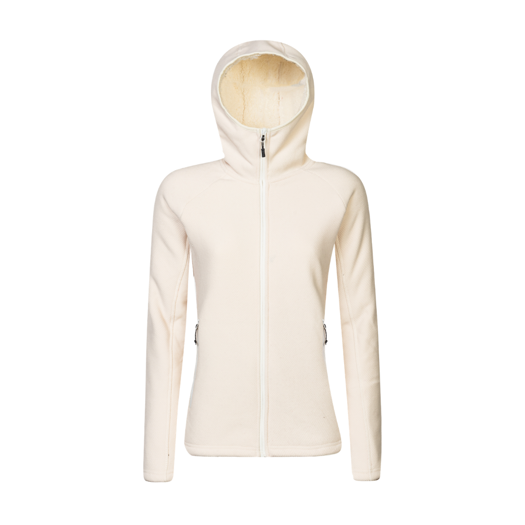 Fleece con cappuccio donna CRYSTAL