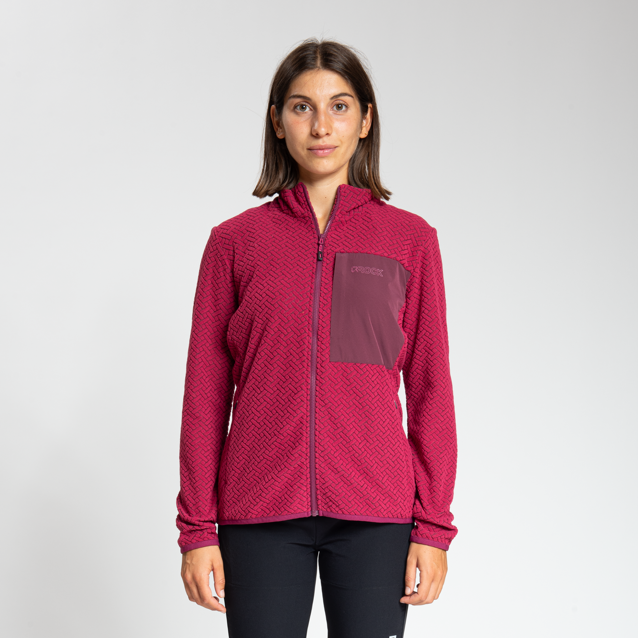Fleece tecnico donna NIGHT CREST MOCK NECK