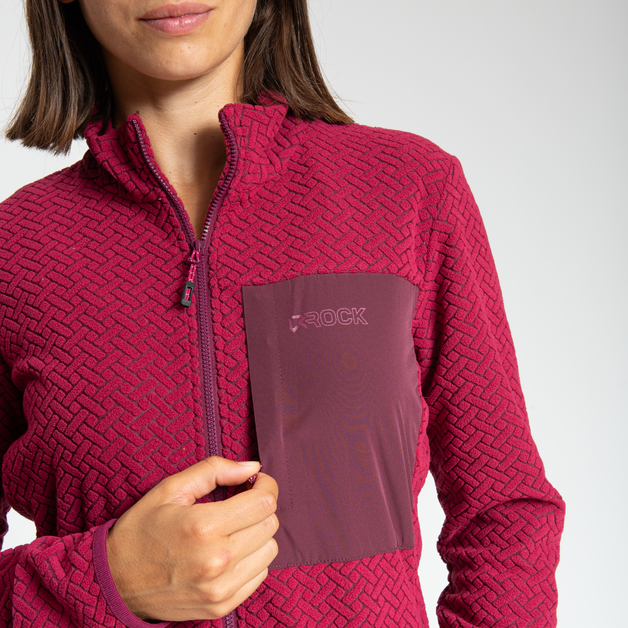 Fleece tecnico donna NIGHT CREST MOCK NECK