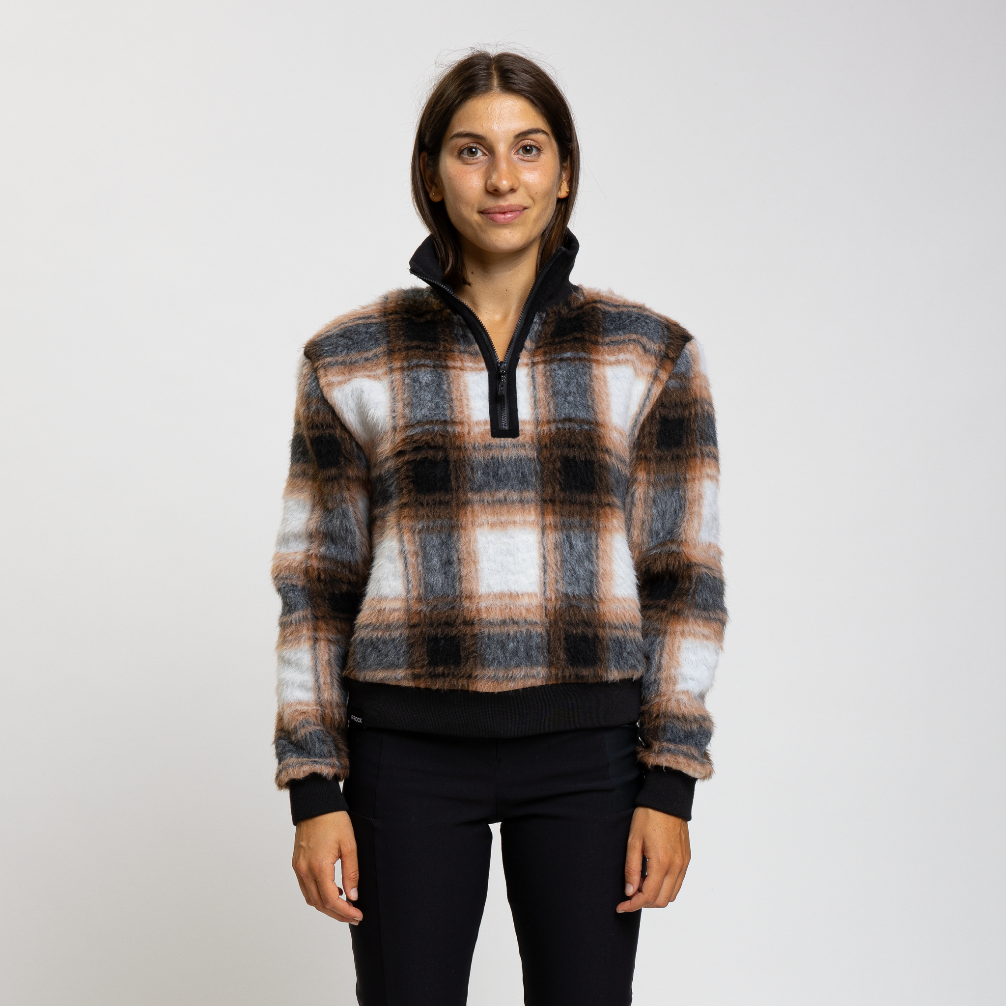 Fleece tecnico donna BLOOM MOCK NECK