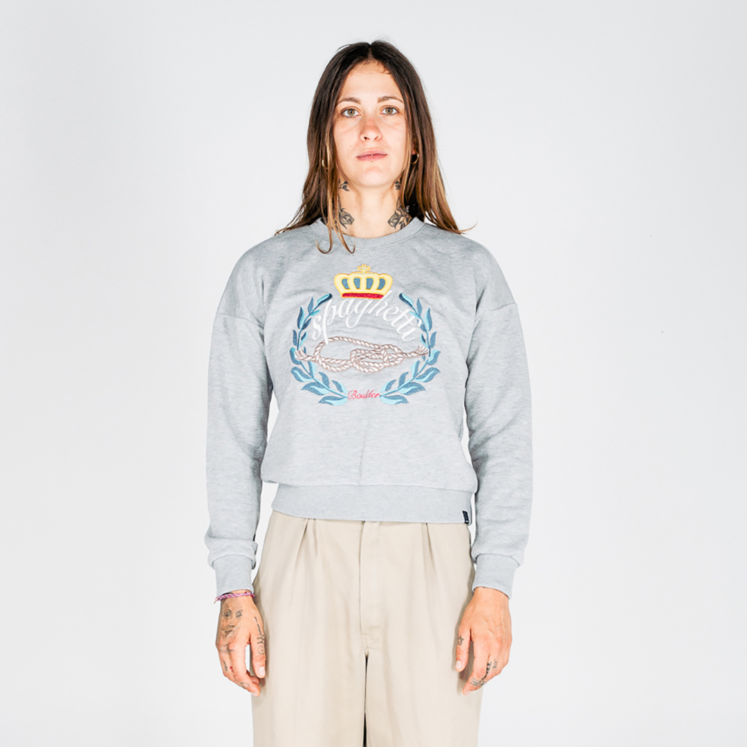 Spaghetti boulder Felpa donna PABLO'S