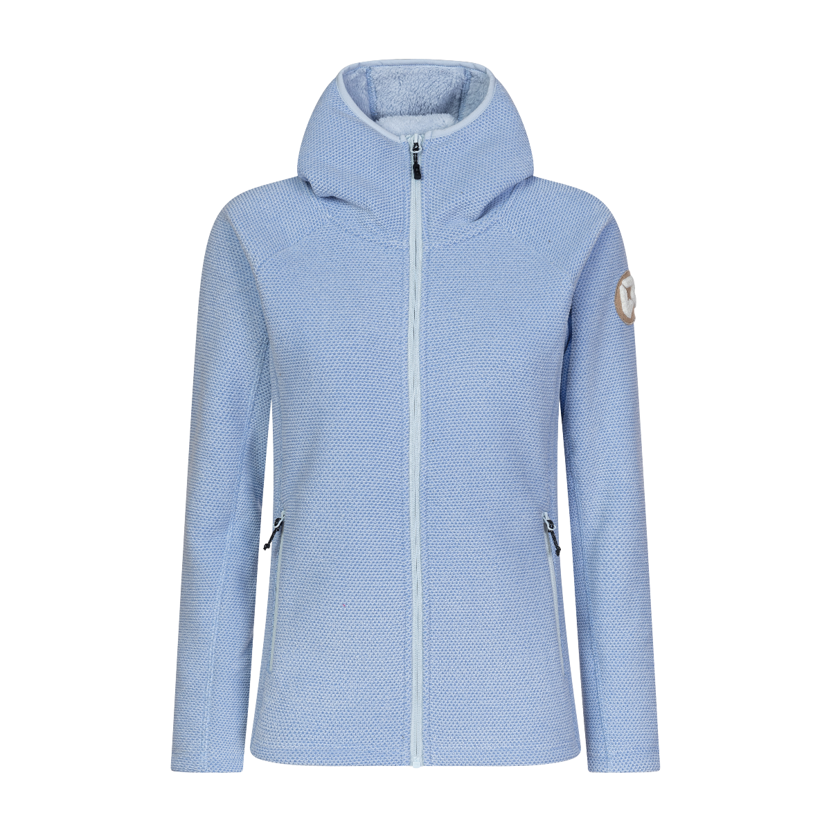 Felpa oversize con cappuccio, motivo trattamento Ice Cielo 6100051 Felpa oversize con cappuccio, motivo trattamento Ice Cielo 6100051