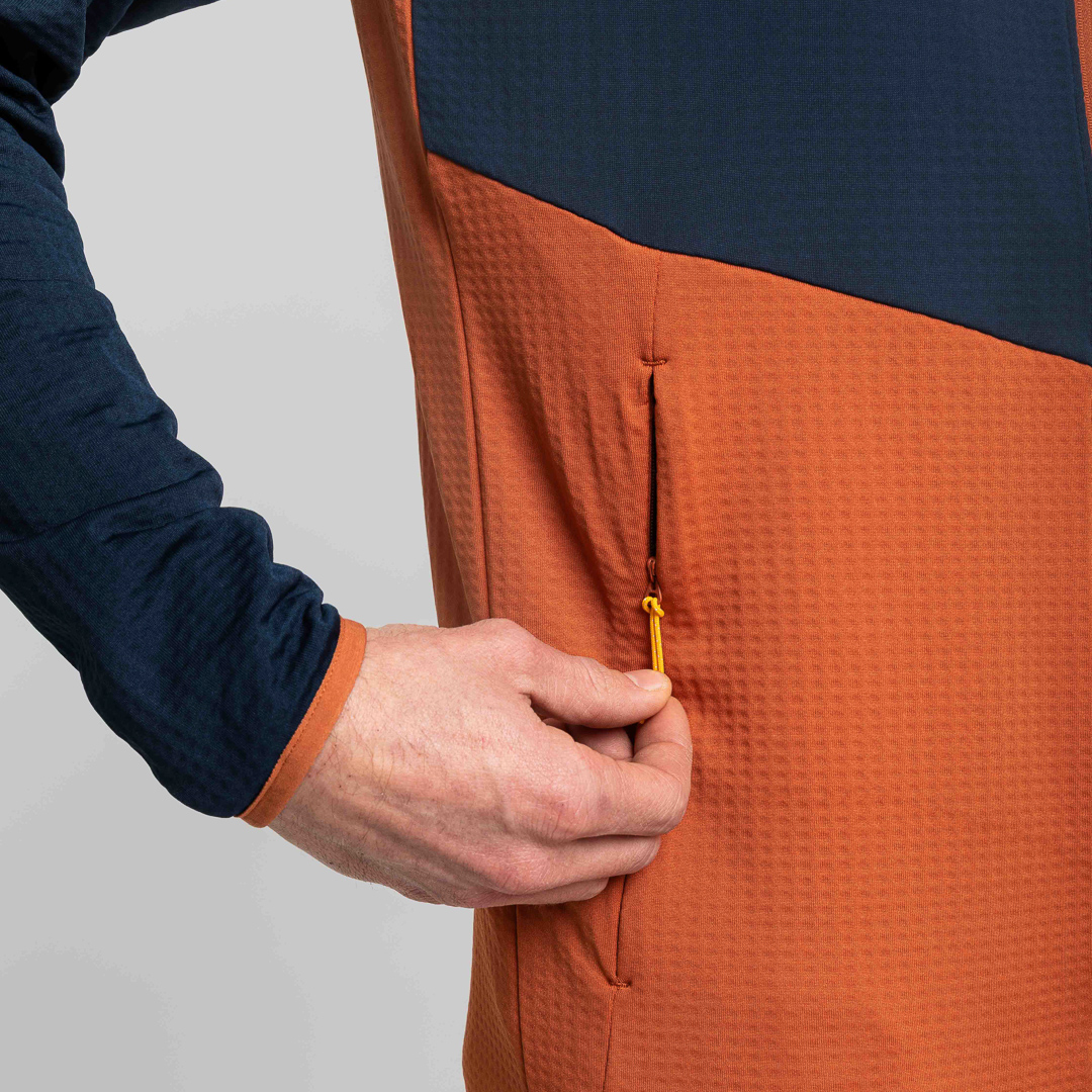 RE.ALBATROSS HOODIE FZ MAN FLEECE