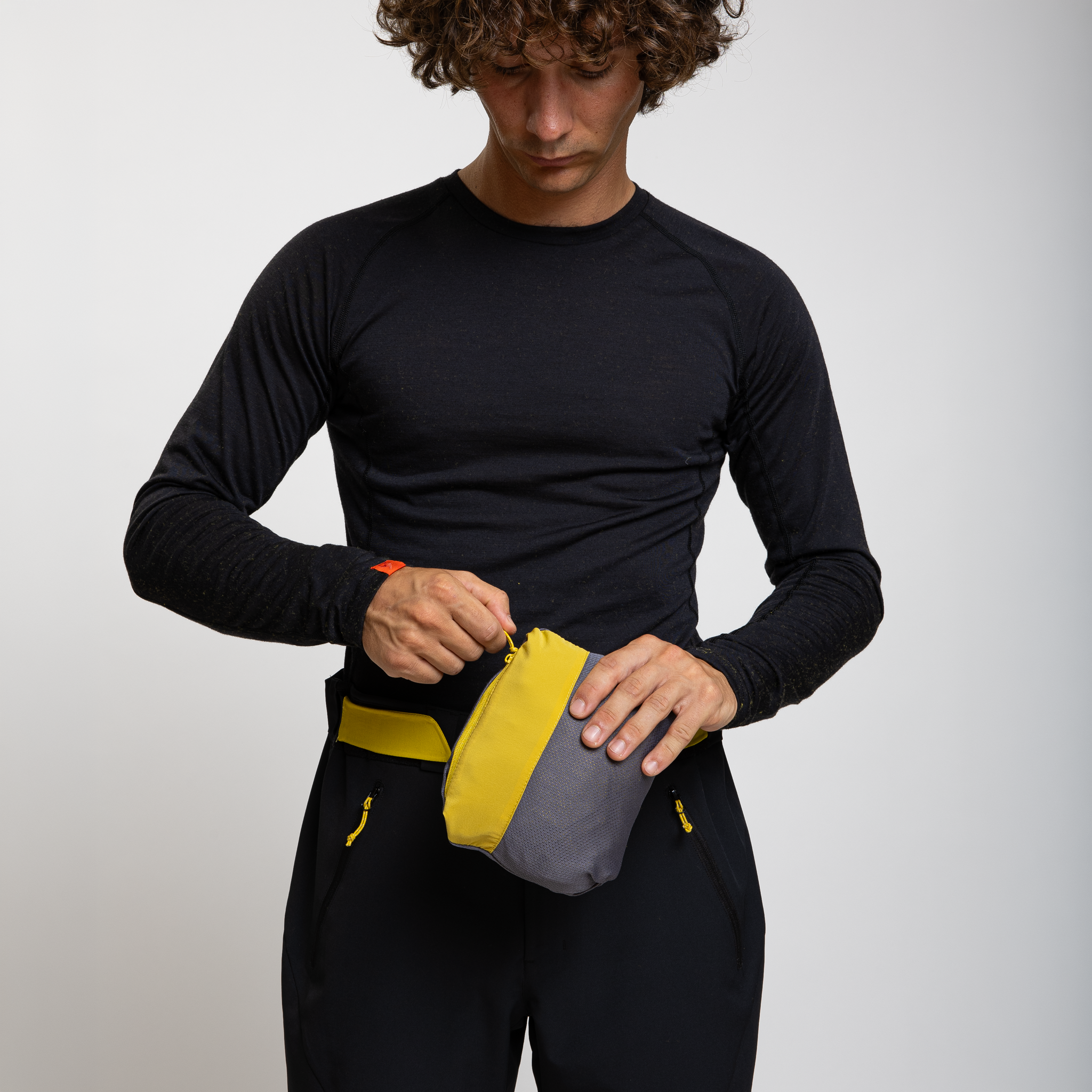 Fleece tecnico uomo BASKERVILLE CREW NECK