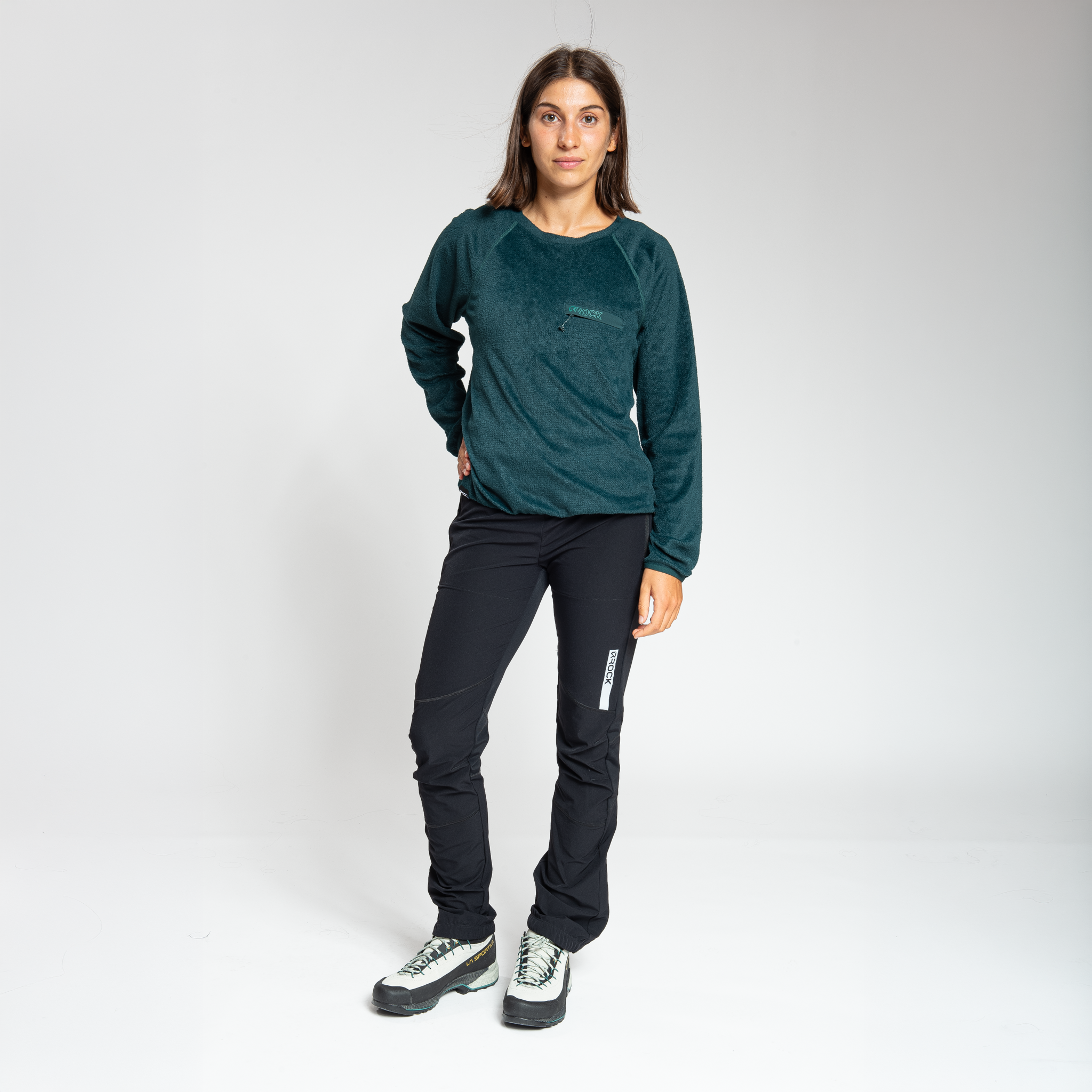 Fleece tecnico donna BASKLERVILLE CREW NECK