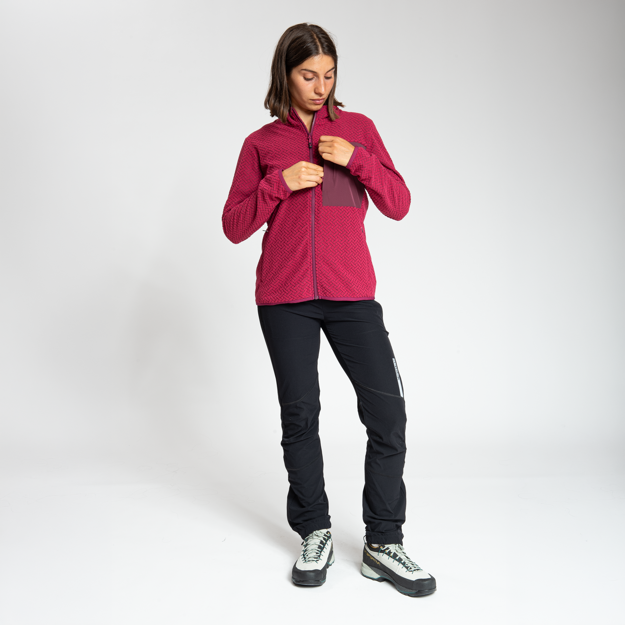 Fleece tecnico donna NIGHT CREST MOCK NECK