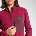 Fleece tecnico donna NIGHT CREST MOCK NECK