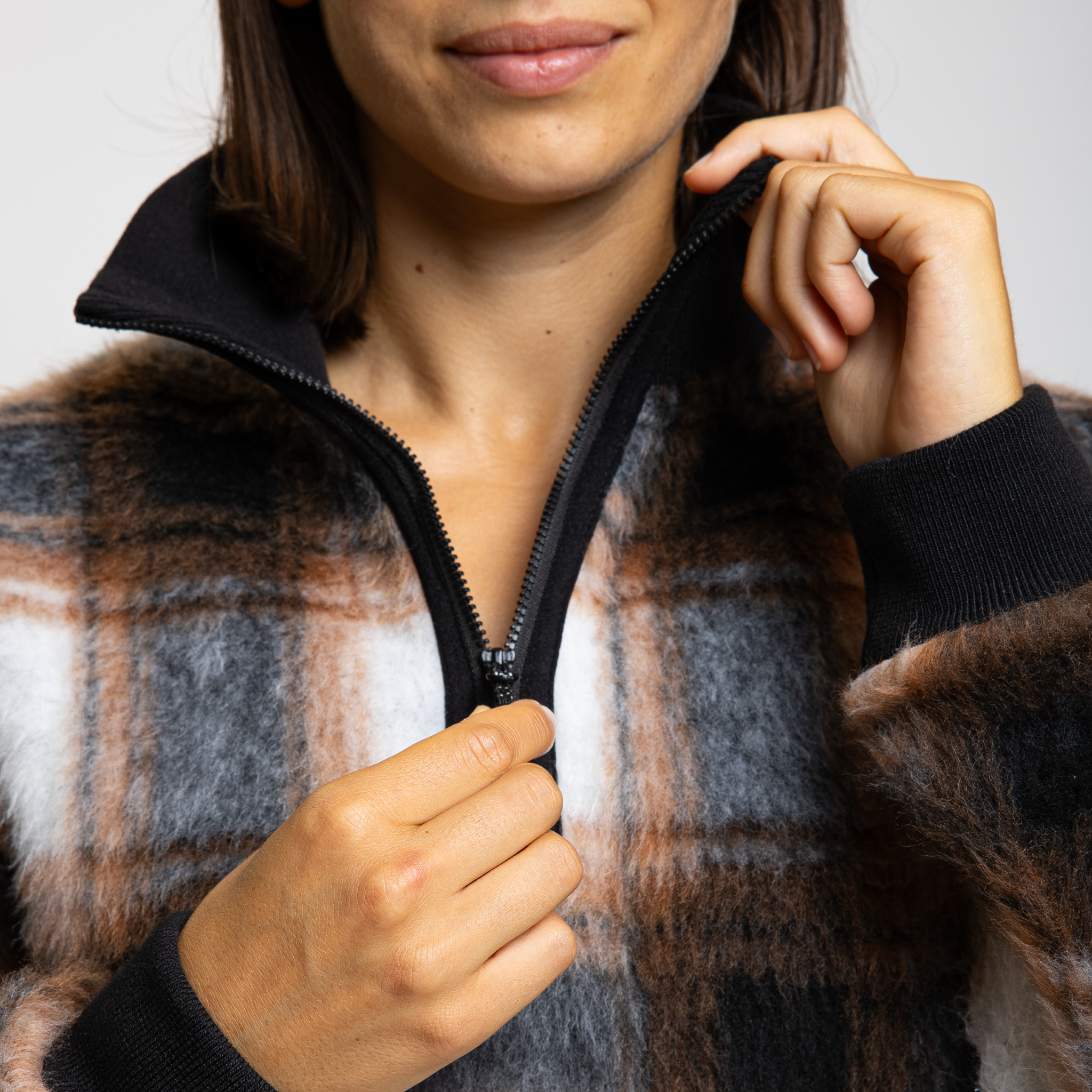 Fleece tecnico donna BLOOM MOCK NECK